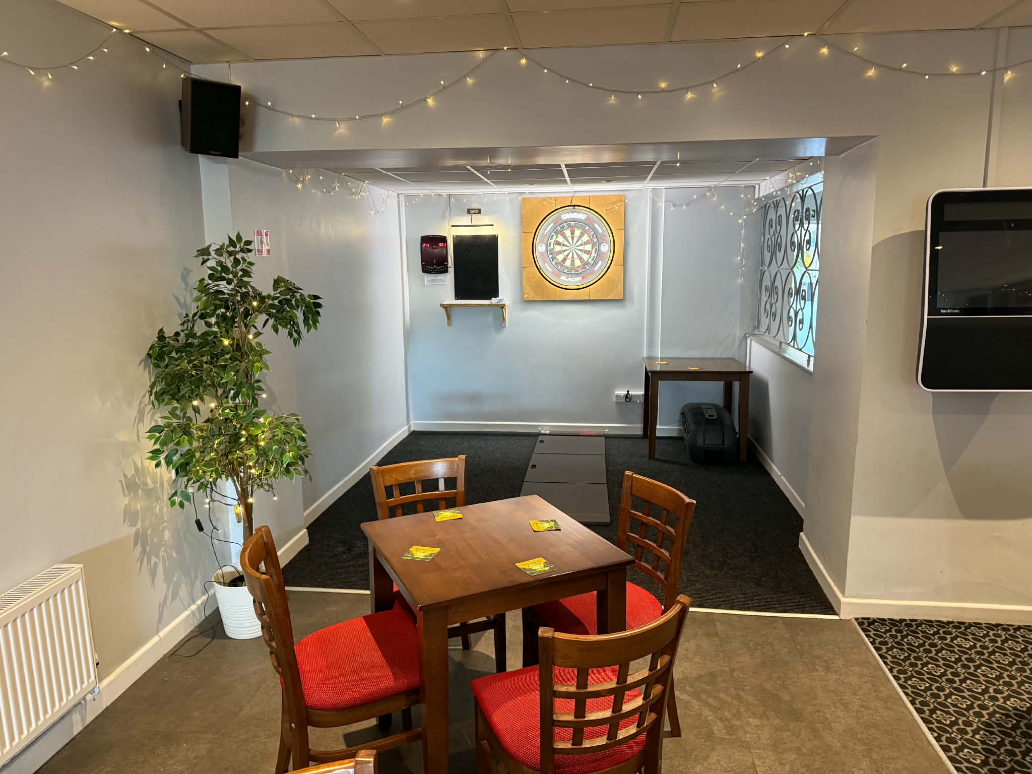 Darts area at Williton Social Club